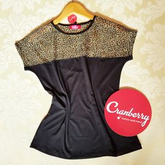 BLUSA ONCINHA PRETA