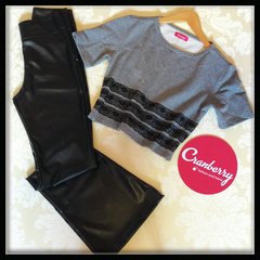 Cropped Moletom Lurex - comprar online