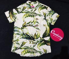CAMISA MASCULINA FOLHAGENS (CLARA)