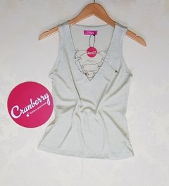CAMISETA PRATA TRANÇADA