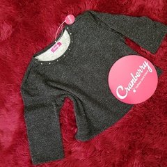 Cropped Moletom Lurex