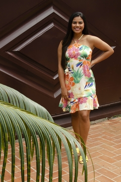 VESTIDO TRIANGULO FLOWERS