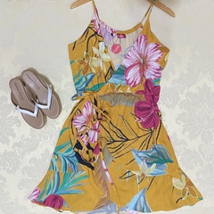 VESTIDO TRANSPASSADO HIBISCUS
