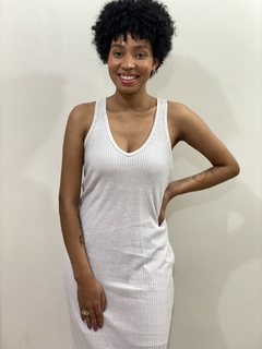 VESTIDO CANELADO LUREX - comprar online