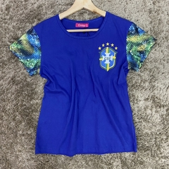 BLUSA CBF PAETÊ