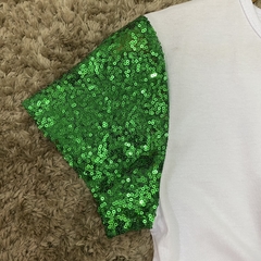 BLUSA BRANCA CBF PAETÊ - comprar online