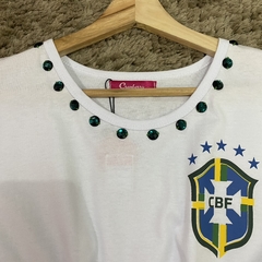 BLUSA CBF BRANCA - comprar online