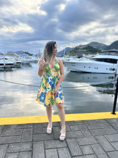 VESTIDO FRENTE ÚNICA CAJU LIMA na internet