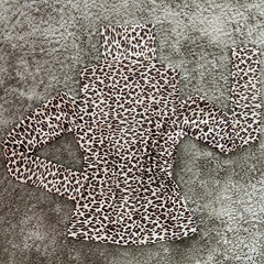 BLUSA ANIMAL PRINT LUREX GOLA