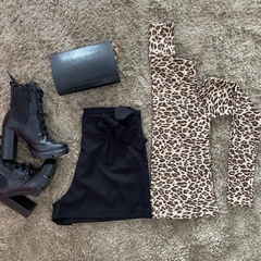 BLUSA ANIMAL PRINT LUREX GOLA - Cranberry Fashion and Trend