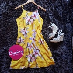 VESTIDO HIBISCUS AMARELO