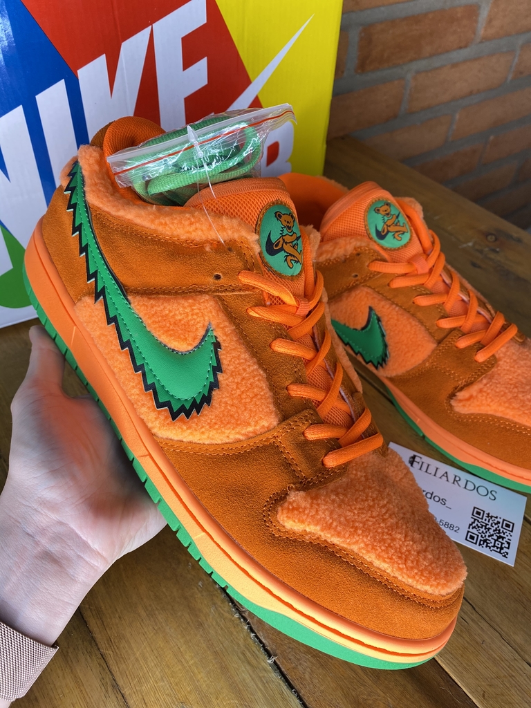 nike sb dunk low laranja