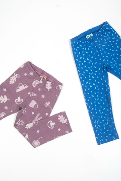 Calza PINTITAS azul - comprar online