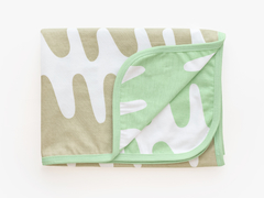 Manta reversible ONDAS VERDE en internet