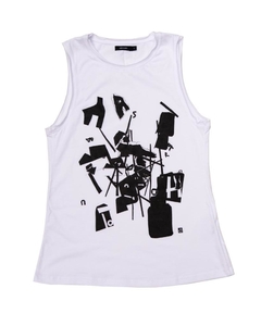 Musculosa CAMUS blanca - comprar online
