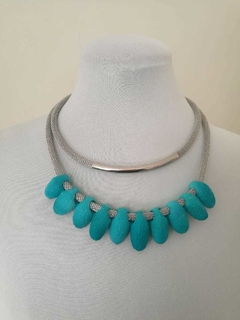 Collar MING celeste - comprar online
