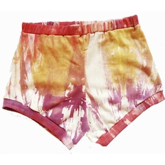 Short SIRSA batik con rosa