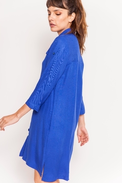 Vestido ALFONSINA azul - comprar online