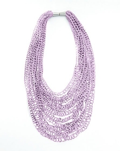 Collar CADENA mediana lila