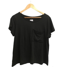 Remera BOLSILLO jersey negra - comprar online