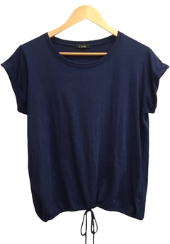 Remera FRUNCE azul