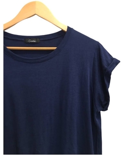 Remera FRUNCE azul en internet