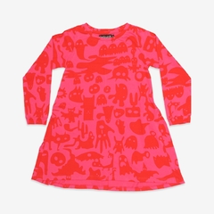Vestido FANTASMAS fuccia