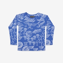 Remera OLAS azul