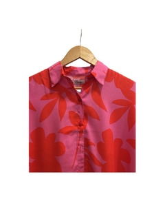 Camisa BOTANICA fuccia roja - Puntos en el espacio