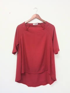 Blusa LAPIZ rojo guinda