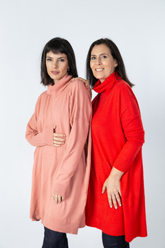 Vestido VARADERO rojo - Puntos en el espacio