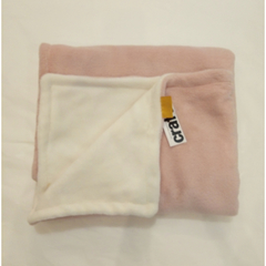 Manta SOFT rosa natural