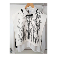 Chaleco BOSQUE blanco
