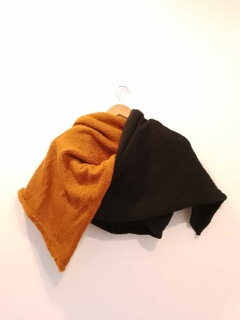 Bufandón NEGRO TOSTADO