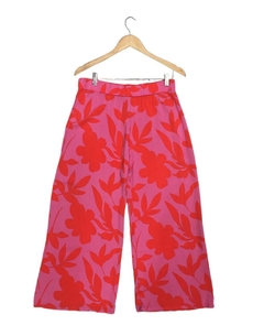 Pantalón PALAZZO botánica roja y fuccia