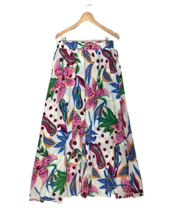 Falda LARGA fondo crudo - comprar online