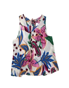 Blusa MARU flor fondo crudo en internet