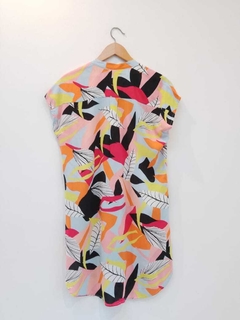 Vestido CAMISERO LENTEJUELA fdo celeste - comprar online