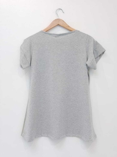 Blusa CARICIA gris verde en internet