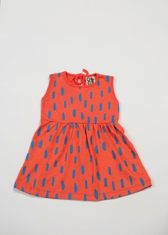 Vestido PINTAS coral