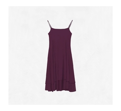 Vestido PIMA DOBLE uva