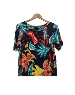 Vestido REMERON fondo azul - comprar online