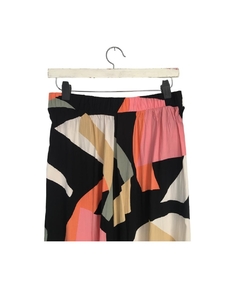 Pantalón PALAZZO abstracto negro en internet