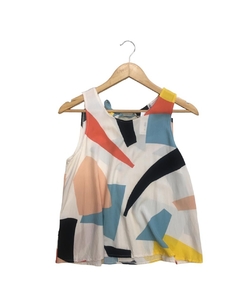 Blusa MARU abstracto crema en internet