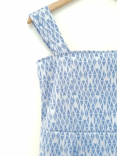 Vestido SNAP azul - comprar online