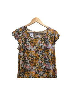 Vestido EVASE liberty verde - comprar online