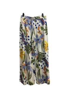 Pantalón PALAZZO fondo crudo - comprar online