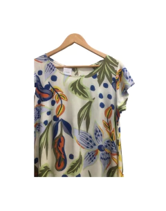 Vestido EVASE fondo crudo - comprar online