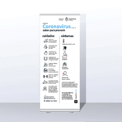 Banner roll up prevención