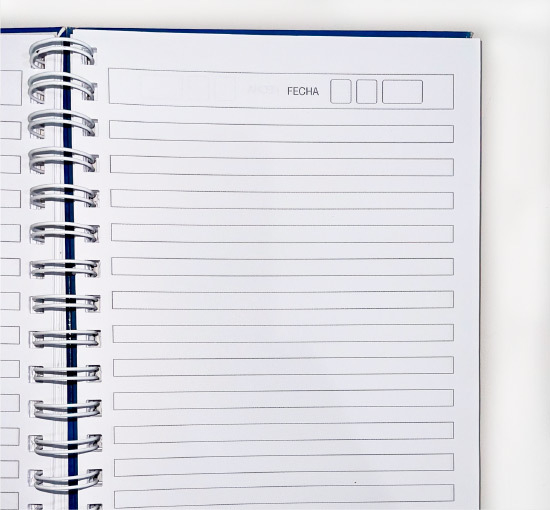 cristal La forma Actualizar Cuadernos y agendas personalizadas
